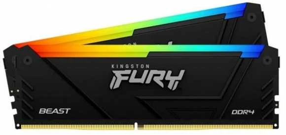 Kingston FURY Beast DDR4 atminties modulis su RGB apšvietimu