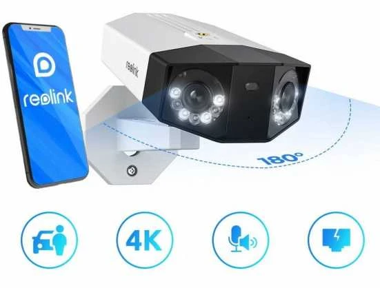 Reolink – Duo 2 PoE (P730) 4K lauko PoE kamera – balta