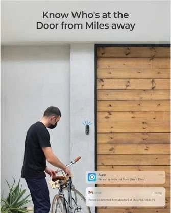 Reolink Video Doorbell PoE - išmanusis durų skambutis su vaizdo kamera
