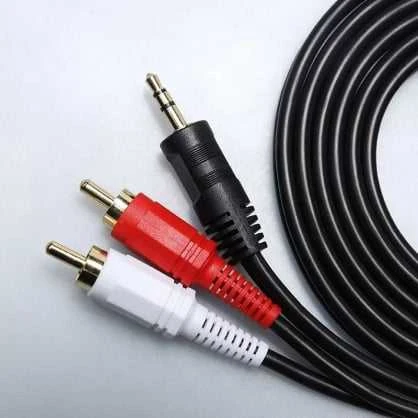 Riff garso laidas su 3,5 mm ir 2 RCA jungtimis
