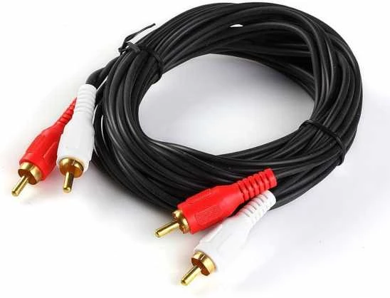 Riff RF983 suktas RCA laidas su spalvotomis jungtimis