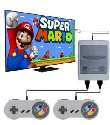 RoGer SFC620-LD Super Mini SFC Gamin konsolė / 620 retro 8 bitų žaidimai / 2x žaidimų pultai