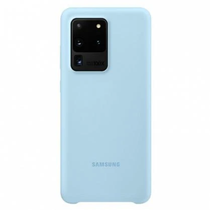 Dėklas Samsung Galaxy S20 Ultra Silikoninė Nugarėlė Mėlyna