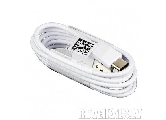 112803 EP-DN930CWE Samsung USB-C duomenų kabelis 3A 1.2m baltos spalvos (Bulk)