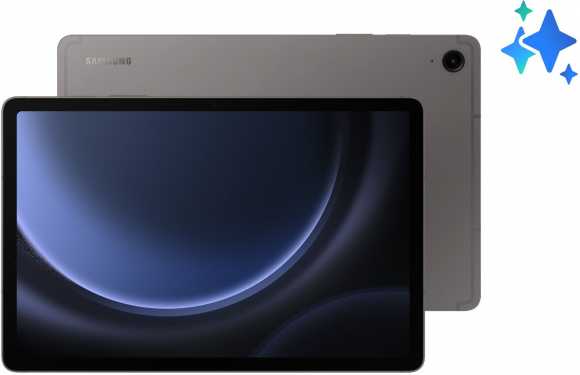 Planšetinis kompiuteris Samsung X516B Galaxy Tab S9 FE 10.9 5G 128GB, Pilkos spalvos
