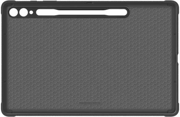 EF-RX810CBE Samsung Protective su stoveliu Galaxy Tab S9+ dėklas planšetiniam kompiuteriui juodos spalvos