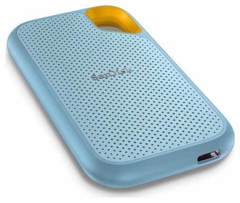 Išorinis kietasis diskas SanDisk Extreme Portable SSD 4 TB, SDSSDE61-4T00-G25B, Šviesiai mėlynas