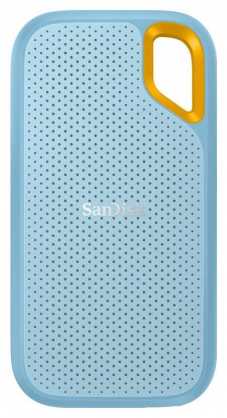 Išorinis kietasis diskas SanDisk Extreme Portable SSD 4 TB, SDSSDE61-4T00-G25B, Šviesiai mėlynas aprašymas - Prekės nuotrauka