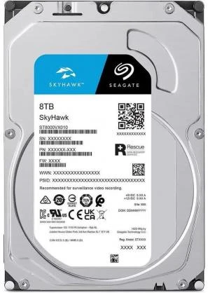 Kietasis diskas - Seagate SkyHawk ST8000VX010 8TB 256MB 3.5" SATA III
