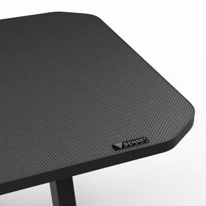 SENSE7 Nomad Basic rašomasis stalas, juodas, 140 cm x 60 cm, bazinis