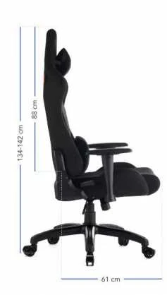 Žaidimų kėdė SENSE7 Spellcaster Senshi XL, Pilka (medžiaginė)