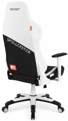 Žaidimų kėdė SENSE7 Spellcaster Senshi XL, Balta (odinė)