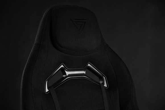 Žaidimų kėdė SENSE7 Vanguard, Juoda (medžiaginė)