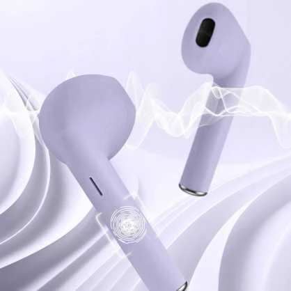 TelForceone "Setty" "Bluetooth" ausinės TWS su įkrovimo dėklu STWS-19 lilac
