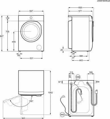 Skalbimo mašina Electrolux EW8F4482E