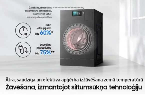 Skalbimo mašina Samsung WD18DB8995BZT2
