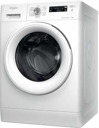 Whirlpool | Skalbimo mašina | FFS 7469 W EE | Energy efficiency class A | Front loading | Skalbimo talpa 7kg | 1400 RPM | Gylis 57.5 cm | Plotis 59.5 cm | Ekranas | LED | Baltas
