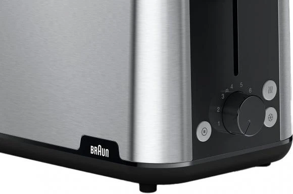 BRAUN pusryčių skrudintuvas HT 1510 BK, 8 skirtingi nustatymai, Juodas