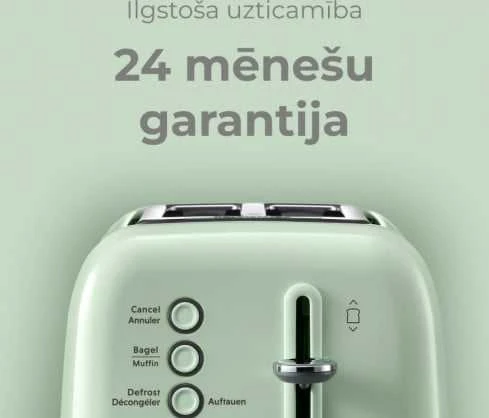 BUYDEEM 2 gabalėlių skrudintuvas, modelis DT620E, spalva Cozy Greenish, EU