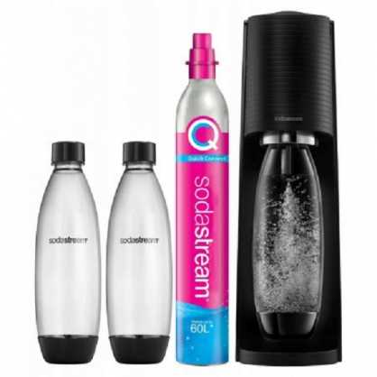 Sodastream Terra Saturator + 2 bottles + gas Juodas | SodaStream