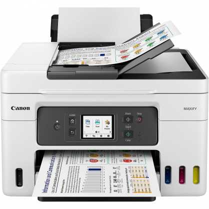 Spausdintuvas rašalinis Canon MAXIFY GX4050 MFP Spalv. refillable A4 350lap 33.6Kbps USB2.0 LAN WiFi