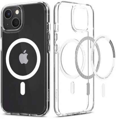 Spigen Ultra Hybrid (MagFit) dėklas skirtas Apple iPhone 13 Pro, spalva - Balta