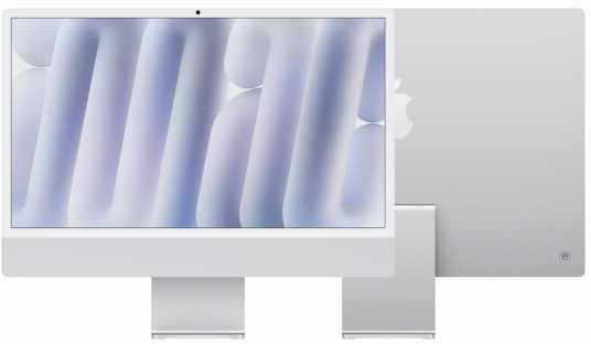 Stacionarus kompiuteris iMac 24 colių 4,5K tinklainė, Apple M4 10C CPU, 10C GPU/16GB/256GB SSD/Sidabrinis/RUS