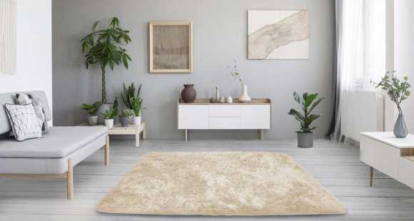 Strado Dywan Shaggy 60x120 CreamBeige (Kremas)