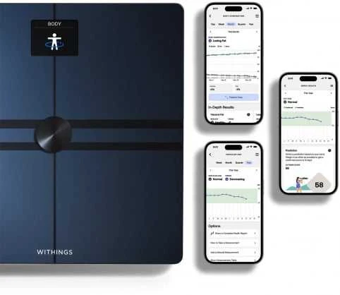 Withings Svarstyklės Body Comp - Juodos spalvos