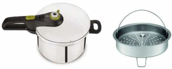Greitpuodis Tefal Secure 5 Neo, 6L, nerūdijančio plieno