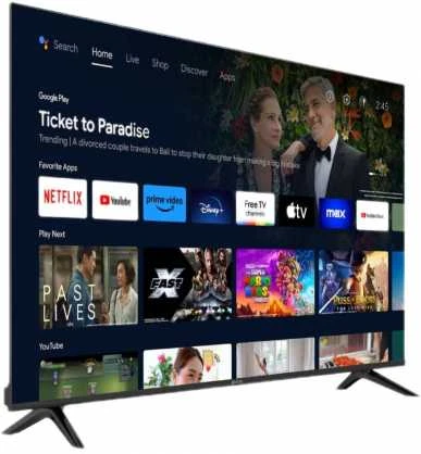 Televizorius eSTAR Android TV 55"/140cm 4K UHD LEDTV55A1T2 Juodas