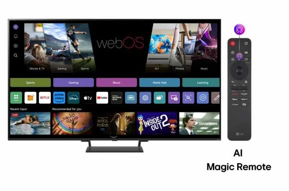 Televizorius LG QNED evo AI 85QNED93A6A 2.16 m (85") 4K Ultra HD Smart TV Wi-Fi Juodas