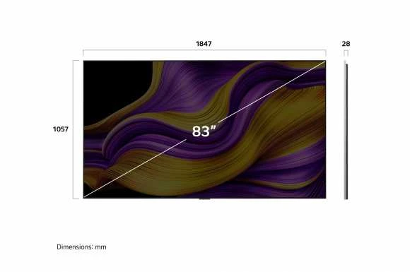 LG OLED83G51LW | 83 | Išmanusis televizorius | webOS 25 | UHD