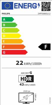 Philips Išmanusis televizorius LED HD TV, 24 colių (24PHS6808/12)