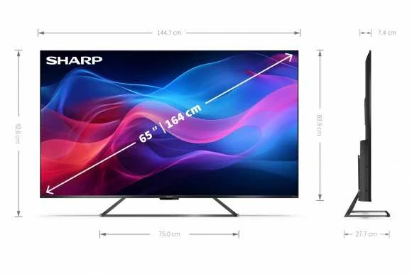 Televizorius Sharp 65GR8265E | 65 | Smart TV | Google TV | UHD