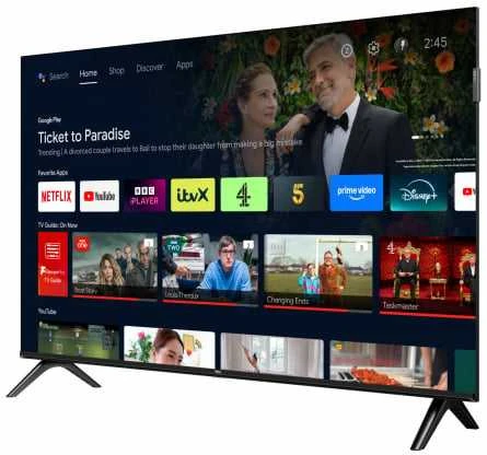 TCL HD QLED televizorius | 32S4K | 32 | Išmanusis televizorius | „Android“ televizorius | HD | Juodas