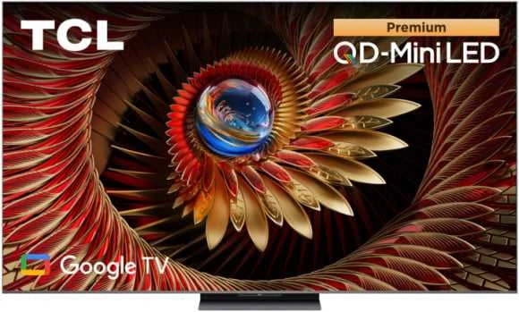 Televizorius TCL 75C8K TV 190.5 cm (75") 4K Ultra HD Smart TV Wi-Fi 4500 cd/m² Juodas