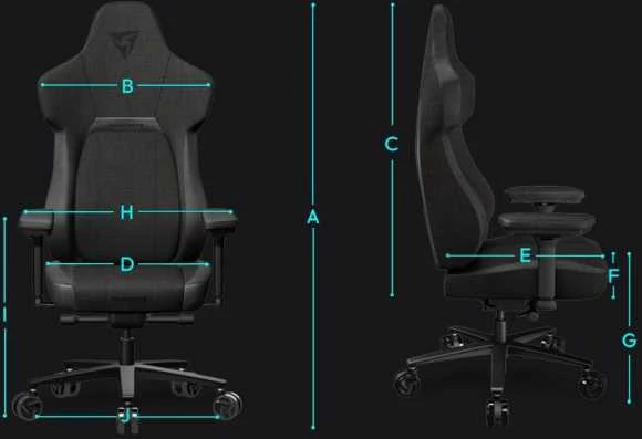 ThunderX3 CORE Loft ergonominė žaidimų kėdė – tamsiai pilka