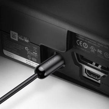 UGREEN AV122 Toslink audio optinis kabelis 1.5m - Juodas