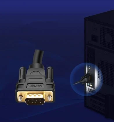 iLike Kabelis VGA - VGA 1.5m max WUXGA (1920x1200) VG101 UGREEN