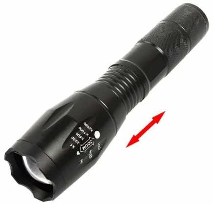 Žibintuvėlis Vakoss Žibintuvėlis LED DS-125 su funkcija Zoom
