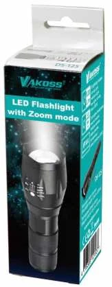 Žibintuvėlis Vakoss Žibintuvėlis LED DS-125 su funkcija Zoom