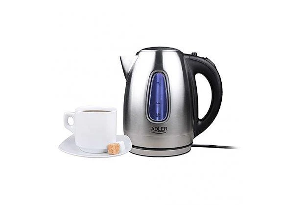 Adler | Virdulys | AD 1223 | Standard | 2200 W | 1.7 L | Nerūdijantis plienas | 360° rotational base | Nerūdijantis plienas