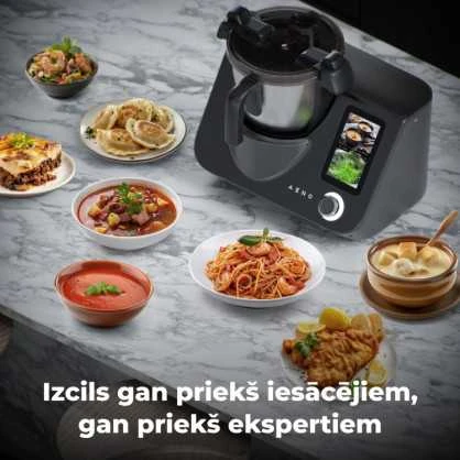 AENO CR1S Smart Cooking Robot, 3.5L Bowl, 8 Programs, 5" Screen, Juodas