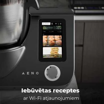 AENO CR1S Smart Cooking Robot, 3.5L Bowl, 8 Programs, 5" Screen, Juodas