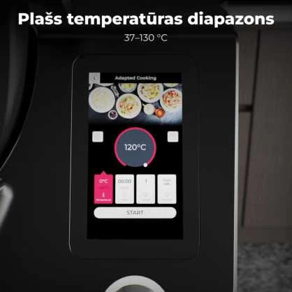 AENO CR1S Smart Cooking Robot, 3.5L Bowl, 8 Programs, 5" Screen, Juodas