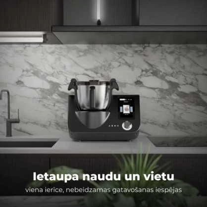 AENO CR1S Smart Cooking Robot, 3.5L Bowl, 8 Programs, 5" Screen, Juodas