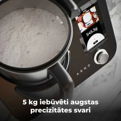 AENO CR1S Smart Cooking Robot, 3.5L Bowl, 8 Programs, 5" Screen, Juodas