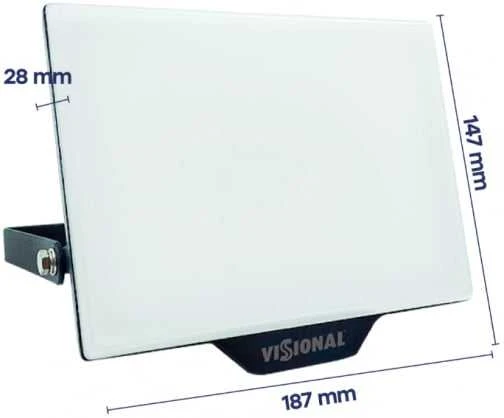 Visional LED Prožektors 50W Neitrālā Balta 5500lm 4000K IP65 SMD2835 12xLED PF>0.9 EEI:E