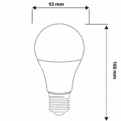 Visional LEMPA LED E27 24W AUGALAMS